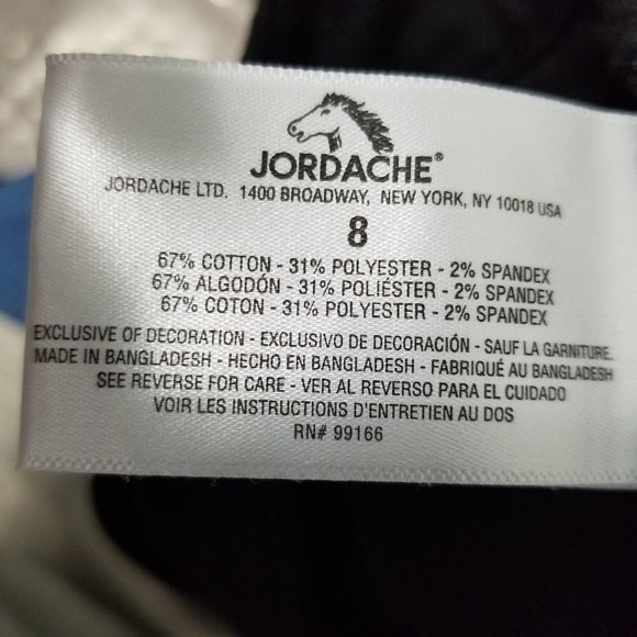 Jordache Luxe Touch Black Jean Skirt NWT - Picture 7 of 7